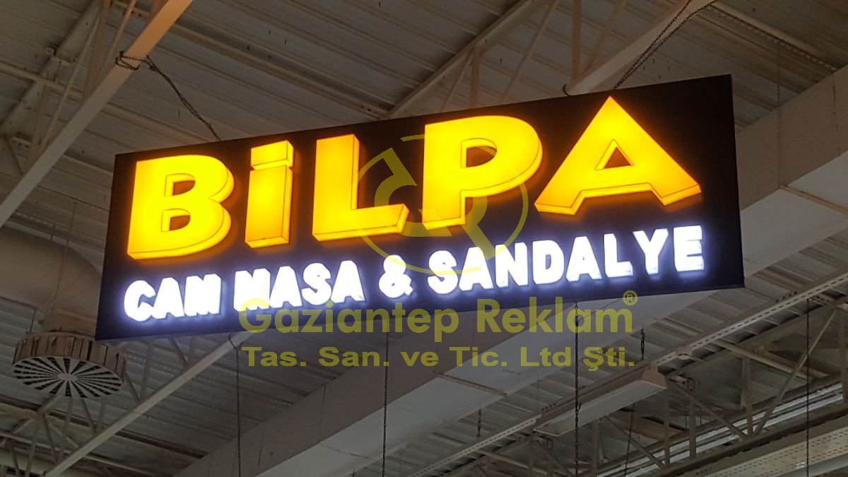 Pleksi Yüzeyli LED Kutu Harf Tabela