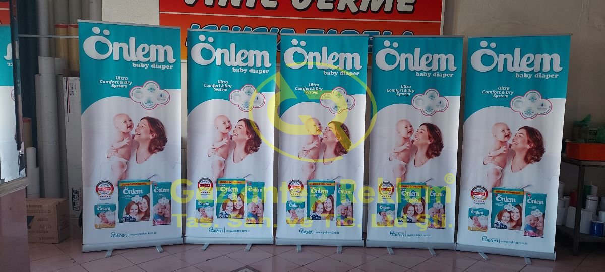 Profesyonel Hızlı Kurulum Ekonomik Roll Up Stand