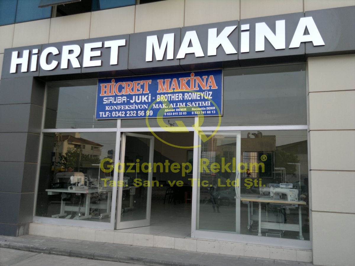 Şık Ayna pleksi Yüzeyli Harf Tabela