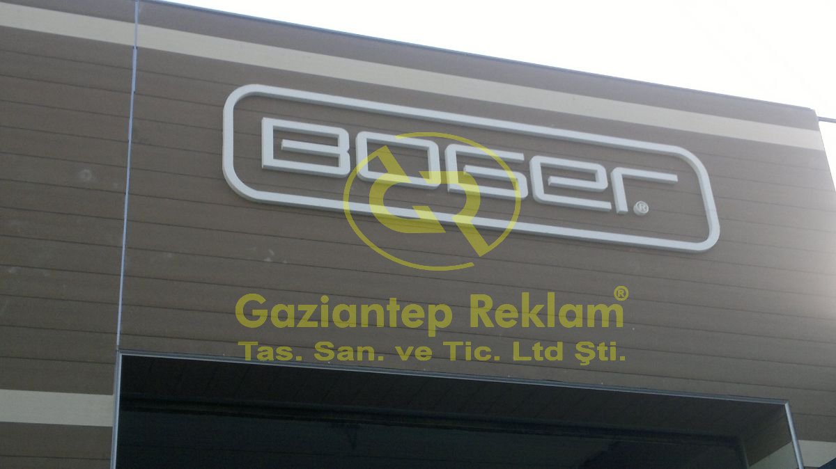 Strafor Kabartma Harf Tabela